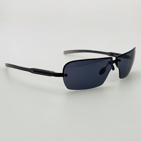 Prada Sunglasses mod. SPR 70A 7AB-1A1 Brown Rimless Made in Italy Vintage Y2K - Picture 2 of 11